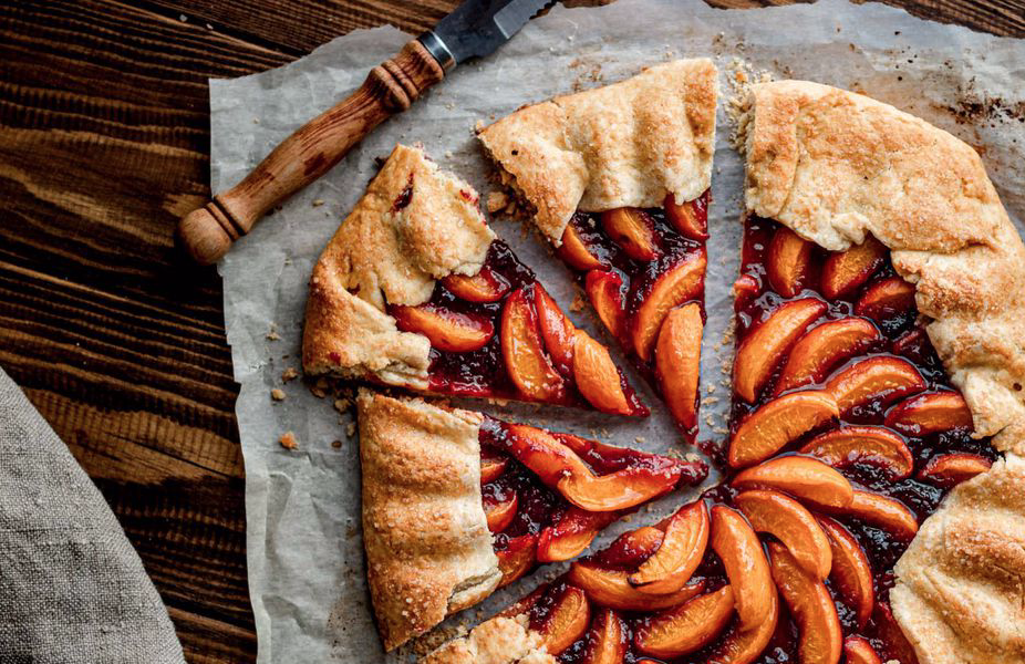 Summer Cherry and Apricot Galette