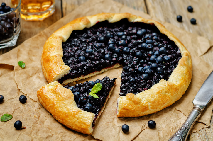 Blueberry-Almond Galette