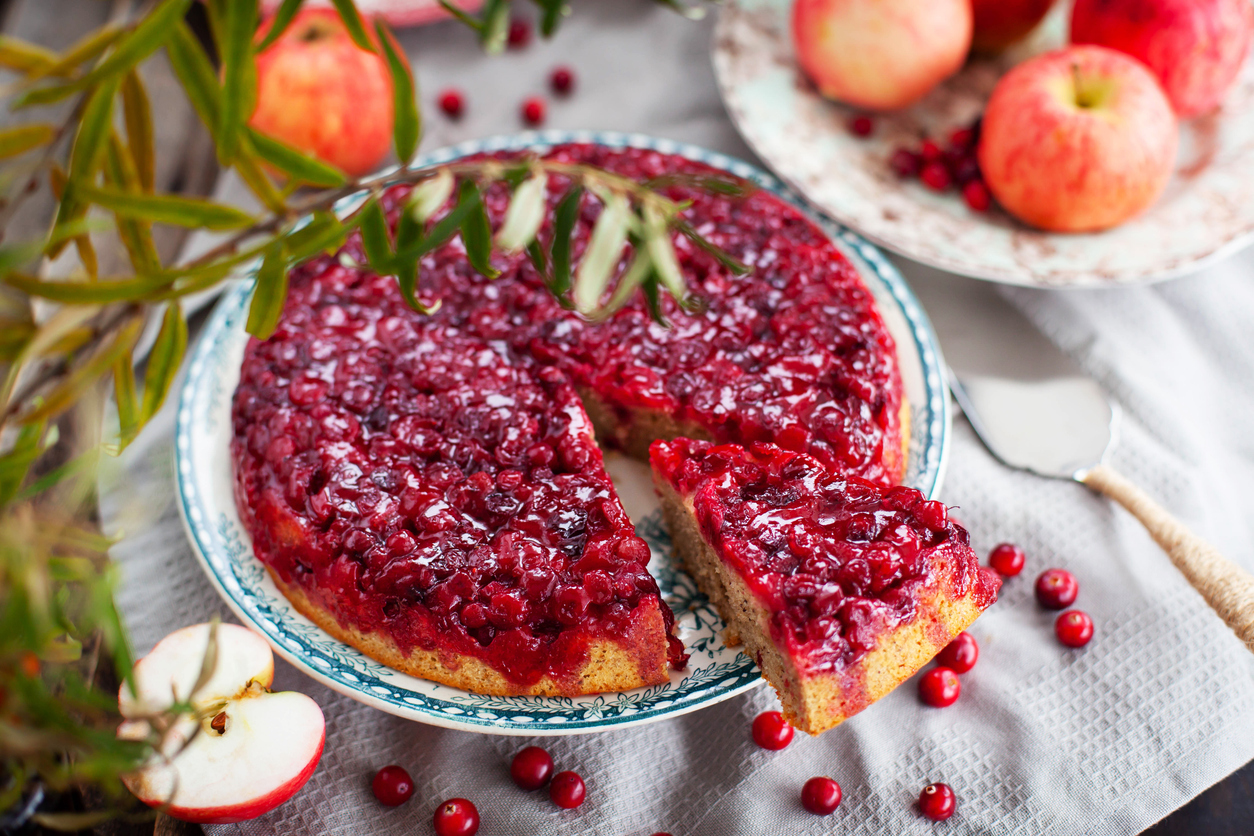 Cranberry Upside-Down Cake