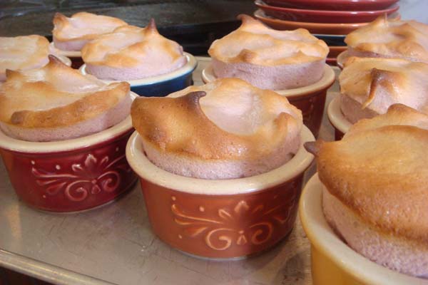 little warm raspberry soufflés recipe