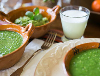 Tacos with Tequila Lime Chicken and Fiery Green Salsa