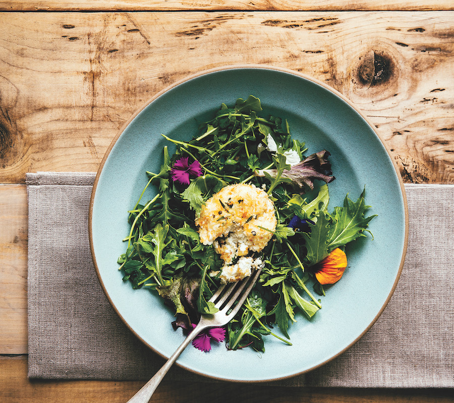 Toasted Goat Cheese Salad Recipe