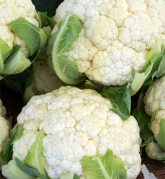 Roasted Cauliflower Soup with Coriander