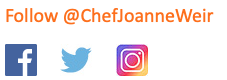 Follow @ChefJoanneWeir